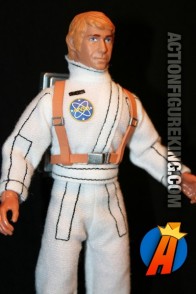 Custom Mego Astronaut Alan Verdon Forbidden Zone outfit.