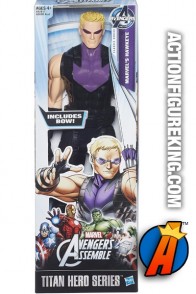 12-inch Titan Hero Series Avengers Hawkeye figure.