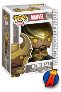 A packaged sample of this Funko Pop! Marvel Heimdall figure.