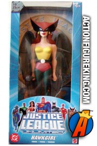 Justice League animated series 10-inch Hawkgirl roto figure from Mattel.