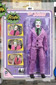 A packaged sample of this Batman Classic TV Series Joker figure.