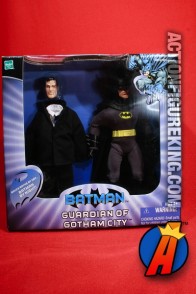 Guardians of Gotham black and grey Batman figure with Bruce Wayne business suit.