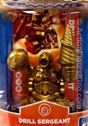 Skylanders Spyro&#039;s Adventure Gold Drill Sergeant figure from Activision.