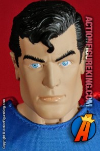 13 Inch DC Direct fully articulated Superman action figure with authentic fabric outfit.