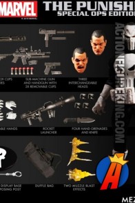 MEZCO 1:12 COLLECTIVE SAN DIEGO COMICON SPECIAL OPS PUNISHER FIGURE