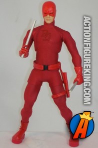 Fully articulated custom sixth-scale Daredevil action figure.