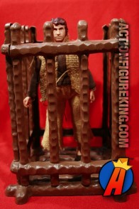 Mego Planet of the Apes Jail playset with Peter Burke in captivity.