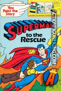 Superman to the Rescue Paint the Story book from Golden.