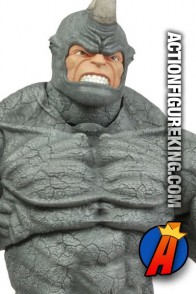 Fully articulated Marvel Select Rhino action figure from Diamond Select Toys.