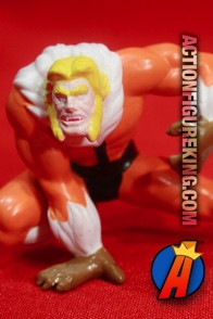Vintage MARVEL COMICS X-Men villain SABRETOOTH PVC Figure.