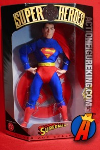 A packaged sample of this Hasbro 9-inch DC Super-Heroes Silver Age Superman figure.