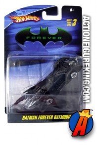 Batman Forever die-cast Batmobile from Hot Wheels.
