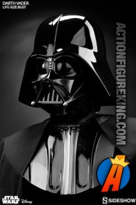 Star Wars Limited Edition Edition life-size Darth Vader Bust from Sideshow Collectibles.