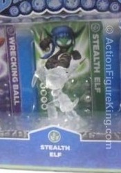 Skylanders Spyro&#039;s Adventure Cyrstal Clear Stealth Elf figure from Activision.