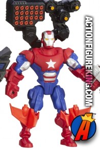 Fully articulated 6-inch Marvel Super Hero Mashers Iron Patriot action figure from Hasbro.