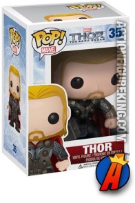 A packaged sample of this Funko Pop! Marvel Thor 2 movie vinyl figure.