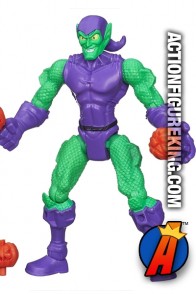 Hasbro presents this 6-inch Green Goblin Marvel Super Hero Mashers action figure with interchangeable parts.