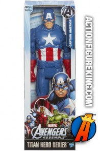Avengers Assemble Titan Hero Series Captain America action figure.
