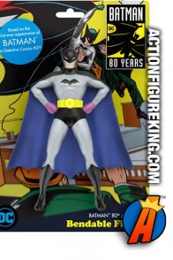 NJ CROCE DC COMICS 80th ANNIVERSAY BATMAN 5.5-INCH BENDY FIGURE circa 2019