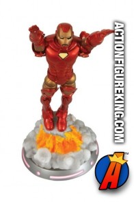 Fully articulated Marvel Select 7-inch Iron Man action figure from Diamond Select.