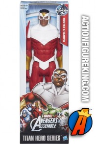 The Avengers Titan Hero Series Falcon action figure from Marvel Comics.