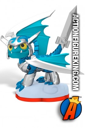 Full view of this Skylanders Trap Team first edition Blades figure.