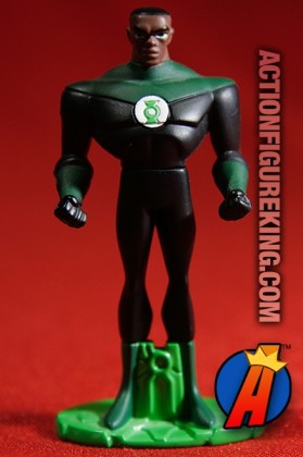 From the JLU animated series comes this die-cast John Stewart GL figure.