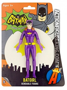 BATMAN Classic TV Series Bendable BATGIRL figure.