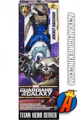 MARVEL GUARDIANS OF THE GALAXY TITAN HERO SERIES ROCKET RACCOON 12-INCH SCALE ACTION FIGURE