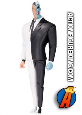 Full view of this Two-Face animated figure from DC Collectibles.