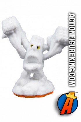 Skylanders Giants variant white flocked Stump Smash figure from Activision.