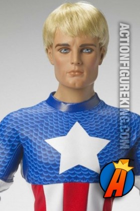 Rare Captain America 17-inch dressed Tonner figure.