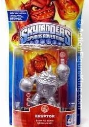 Skylanders Spyro&#039;s Adventure First Edition Silver Variant Eruptor figure from Activision.