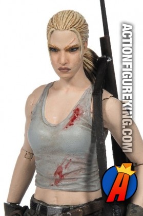 Walking Dead 5-inch scale Comic Book Series 3 Andrea figure from McFarlane Toys.