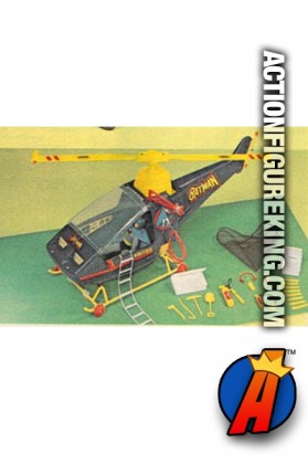 Mego Batman Batcopter vehicle.