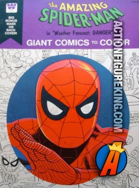 Spider-Man Giant Comics to Color coloring book from Whitman.