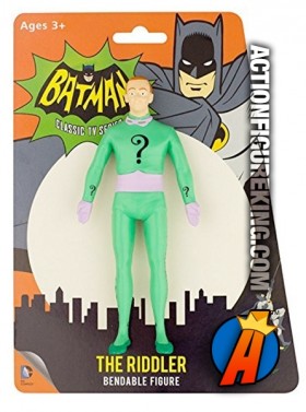 BATMAN Classic TV Series Bendable RIDDLER Figure from NJ Croce.