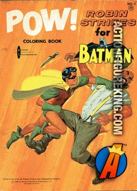 Robin Strikes for Batman coloring book from Watkins Strathmore.