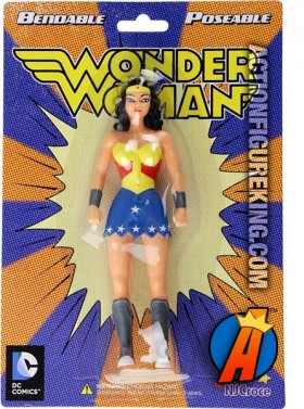 NJ CROCE THE NEW FRONTIER WONDER WOMAN BENDABLE FIGURE