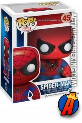 A packaged sample of this Funko Pop! Marvel Amazing Spider-Man 2 vinyl figure.