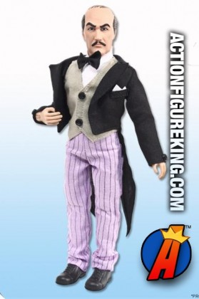 Awesome looking Mego-style Alfred Pennyworth action figure with removable fabric uniform.