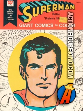 Superman – Braniac&#039;s Biggest Plot Giant Comics to Color from Whitman.