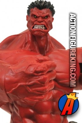 Fully articulated Marvel Select Red Hulk action figure from Diamond Select.