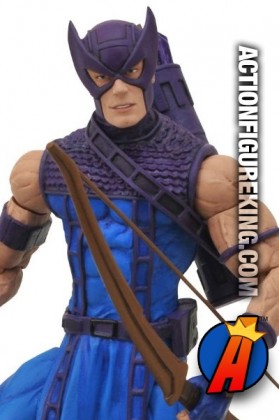 Marvel Select 7-inch Classic Hawkeye action figure by Diamond Select Toys.