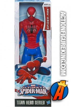 MARVEL TITAN HERO SERIES SIXTH-SCALE ULTIMATE SPIDER-MAN ACTION FIGURE from HASBRO