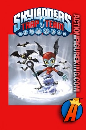 Skylanders Trap Team Bat Spin figure belongs to the Undead Elements.