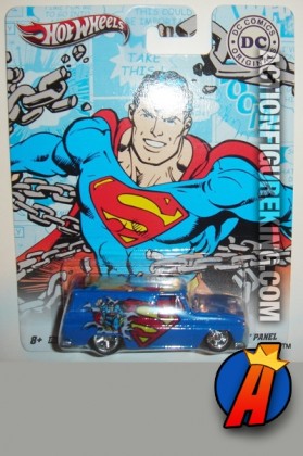 Superman 1964 GMC PANEL die-cast vehicle from Hot Wheels circa 2011.