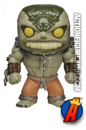 Funko Pop! Heroes Arkham Asylum Killer Croc vinyl bobblhead figure.