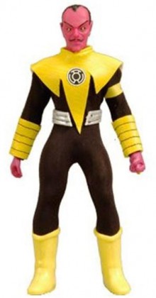 8 inch Mattel retro-action Sinestro variant (yellow version)