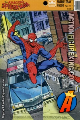 Spider-Man 12 piece Frame-Tray puzzle from Golden.